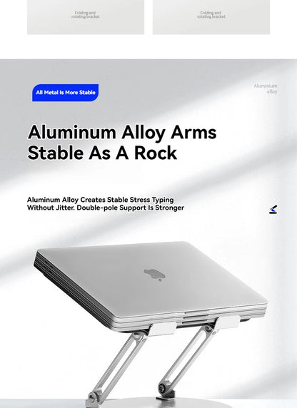 Premium 360° Rotating Aluminium Laptop Stand