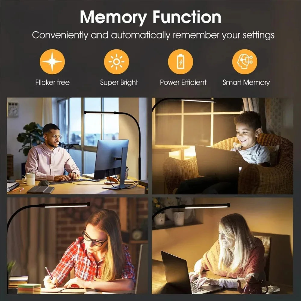 Flexible LED Office Desk Lamp