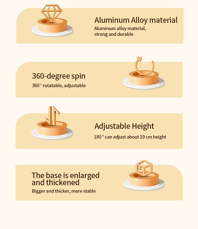 LS652 Aluminum Alloy Foldable Laptop & Tablet Stand