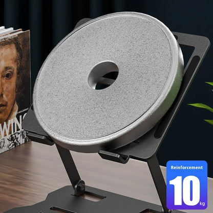 Universal Laptop Holder Portable Laptop Tablet Stand Anti-Slip Adjustable Metal Bracket Stable Riser Notebook Holder for Macbook